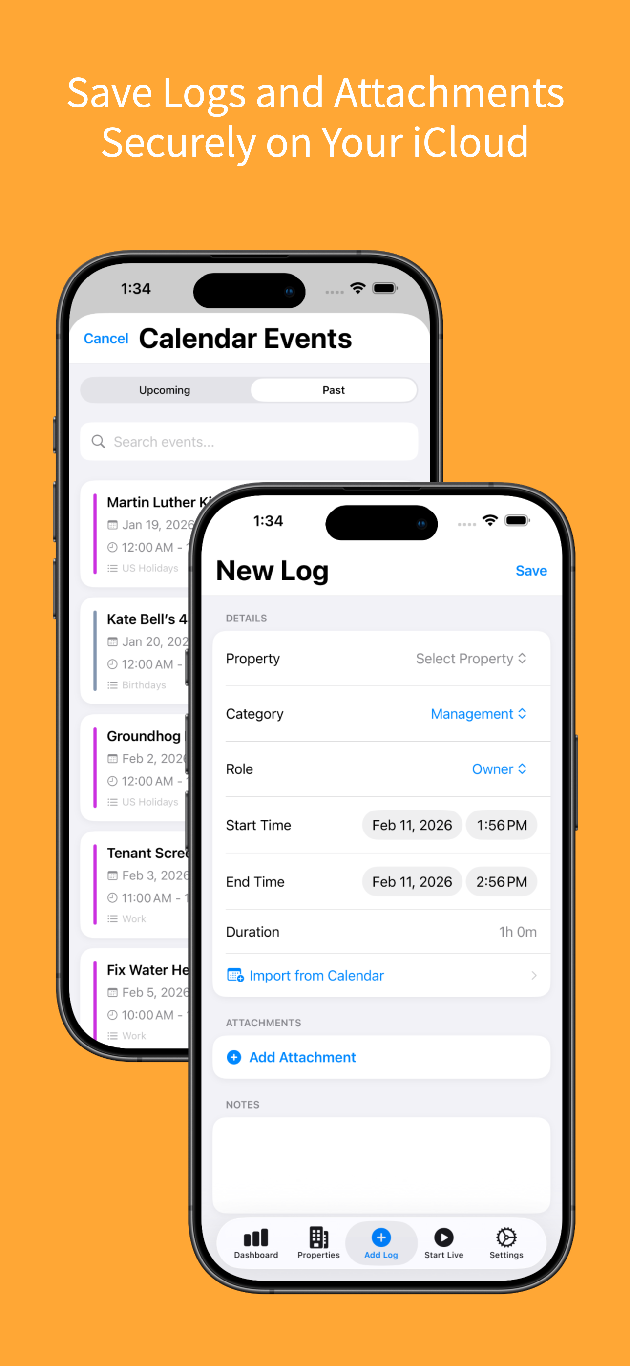 Property management and goal setting in RE Participation App